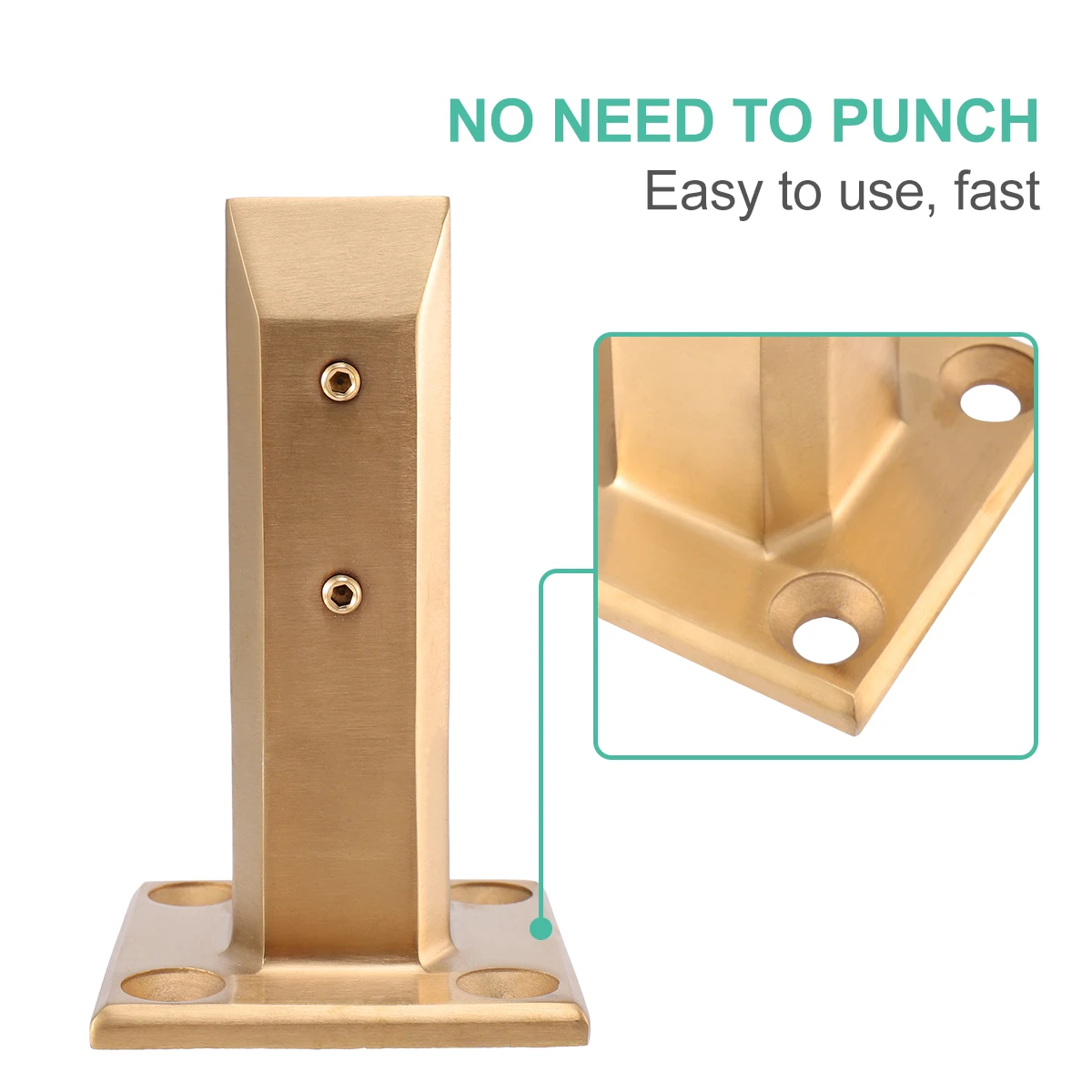 Stainless Steel Glass Clamp Heavy Duty Holder Black Hinges Golden Bracket Fixing Tool Shelves Support Practical Long Use Easy
Stainless Steel Glass Clamp Heavy Duty Holder Black Hinges Golden Bracket Fixing Tool Shelves Support Practical Long Use Easy