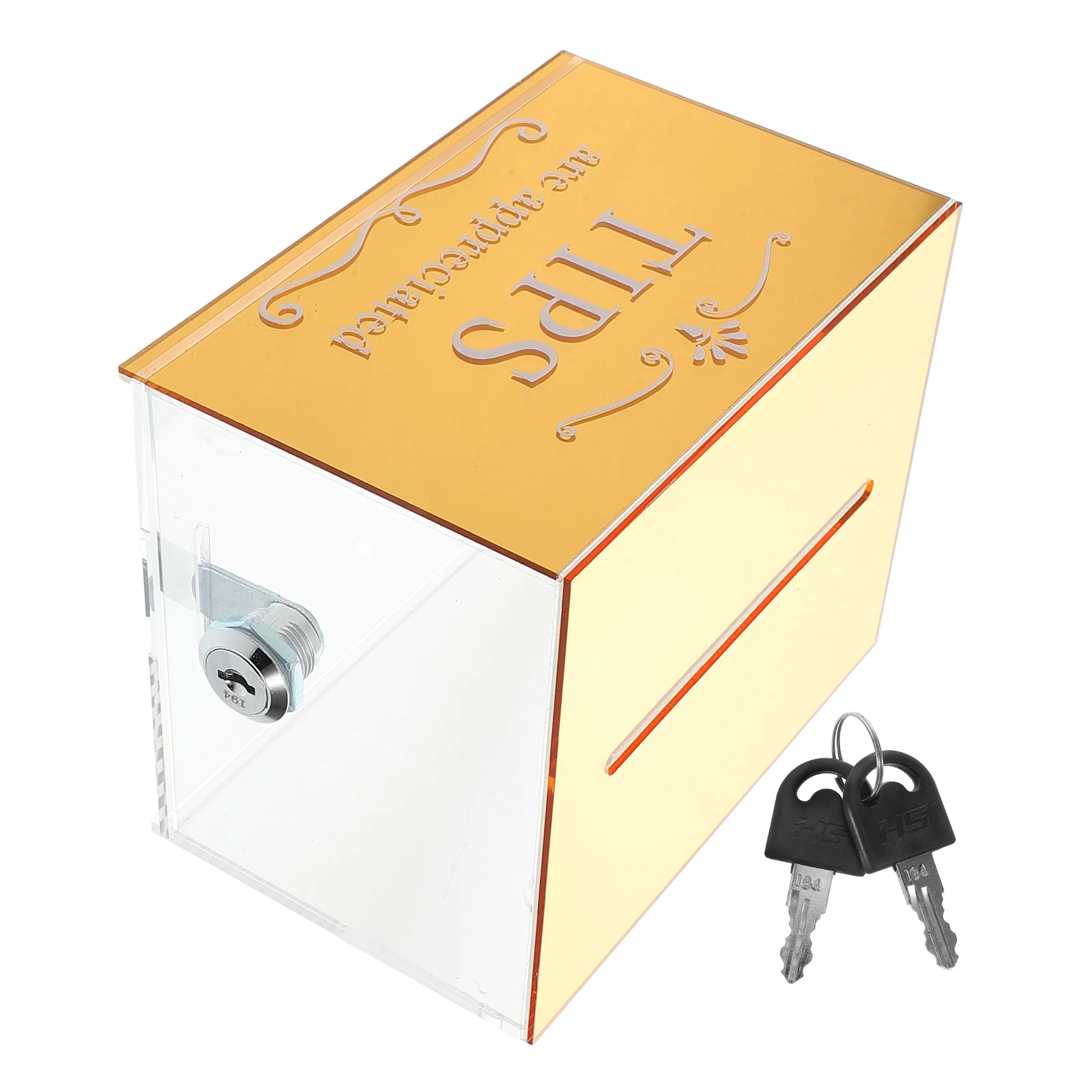 Acrylic Donation Tip Large Capacity Money Storage Container Clear Suggestion Box For Bartenders Raffle Cash Voting Drop
Acrylic Donation Tip Large Capacity Money Storage Container Clear Suggestion Box For Bartenders Raffle Cash Voting Drop