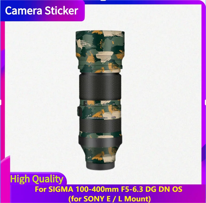 For SIGMA 100-400mm F5-6.3 DG DN OS for SONY E / L Mount Lens Sticker Protective Skin Decal Film Anti-Scratch Protector Coat
For SIGMA 100-400mm F5-6.3 DG DN OS for SONY E / L Mount Lens Sticker Protective Skin Decal Film Anti-Scratch Protector Coat