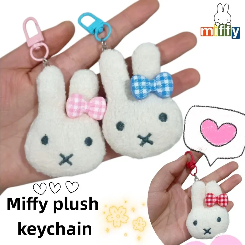 New Miffy Bunny Plush Keychain, Cute Cartoon Bowknot Rabbit Bag Charm & Keyring, Perfect Gift
New Miffy Bunny Plush Keychain, Cute Cartoon Bowknot Rabbit Bag Charm & Keyring, Perfect Gift
