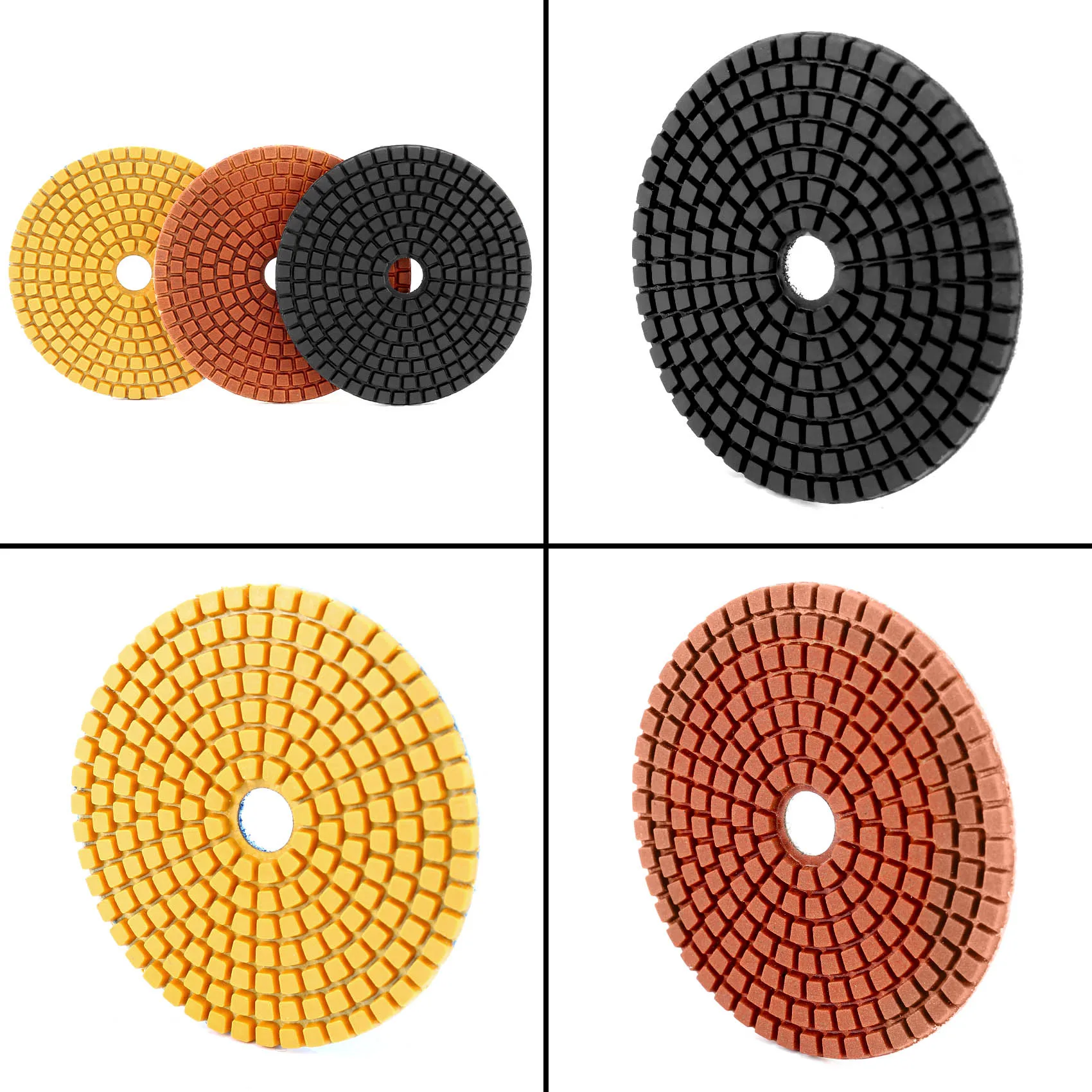 RABIT AS59~ 3 Pieces 100Mm Diamond Flexible Wet & Dry Polishing Pads 3 Step Floor Polish For Stone Marble Tile
RABIT AS59~ 3 Pieces 100Mm Diamond Flexible Wet & Dry Polishing Pads 3 Step Floor Polish For Stone Marble Tile