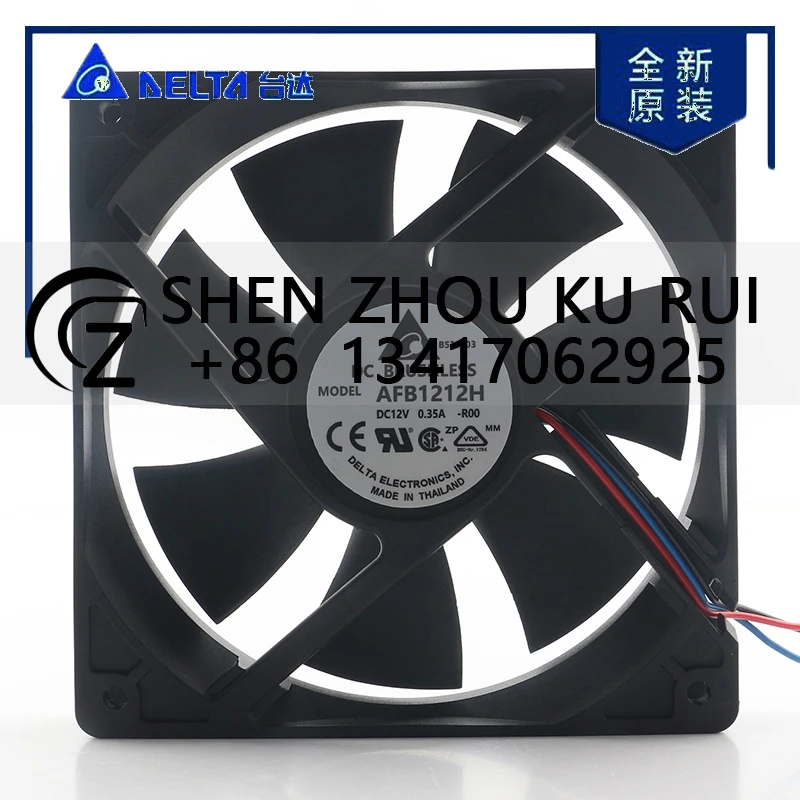Delta EC 12025 120x120x25MM 12CM Power 3-wire 24V 48V DC 12V 0.35A AC Speed Measurement Chassis Violent AFB1212H-R00 Cooling Fan
Delta EC 12025 120x120x25MM 12CM Power 3-wire 24V 48V DC 12V 0.35A AC Speed Measurement Chassis Violent AFB1212H-R00 Cooling Fan