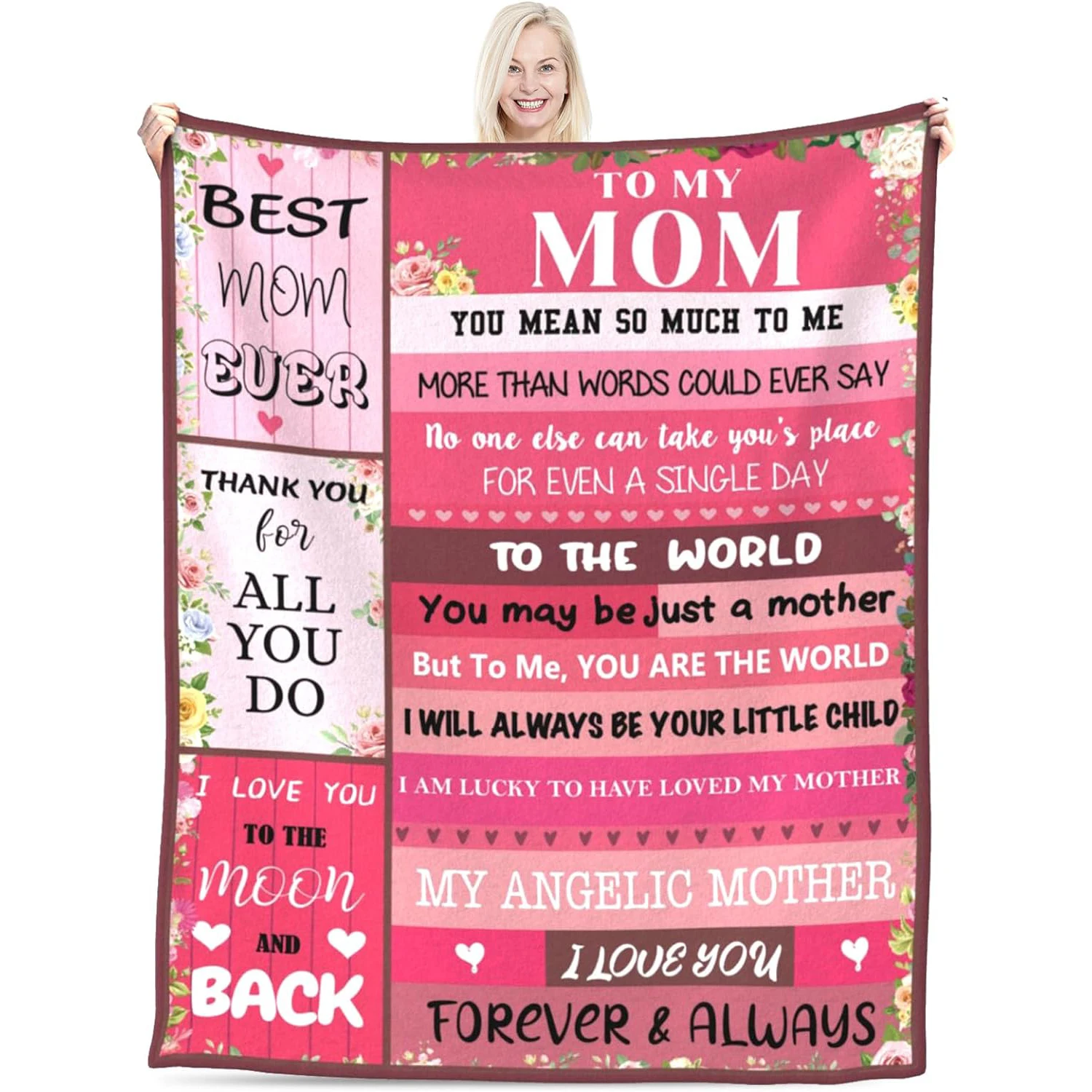 A blanket gift for mom, a birthday gift for mom, I love you gift, mom throw a blanket, a sweet blanket gift for Mother's Day
A blanket gift for mom, a birthday gift for mom, I love you gift, mom throw a blanket, a sweet blanket gift for Mother's Day