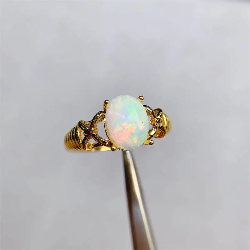 Silver Natural Opal Ring Free Gem Jewelry Wedding Ring Sterling Silver 925 Valentine's Day Exquisite Jewelry Women.
Silver Natural Opal Ring Free Gem Jewelry Wedding Ring Sterling Silver 925 Valentine's Day Exquisite Jewelry Women.
