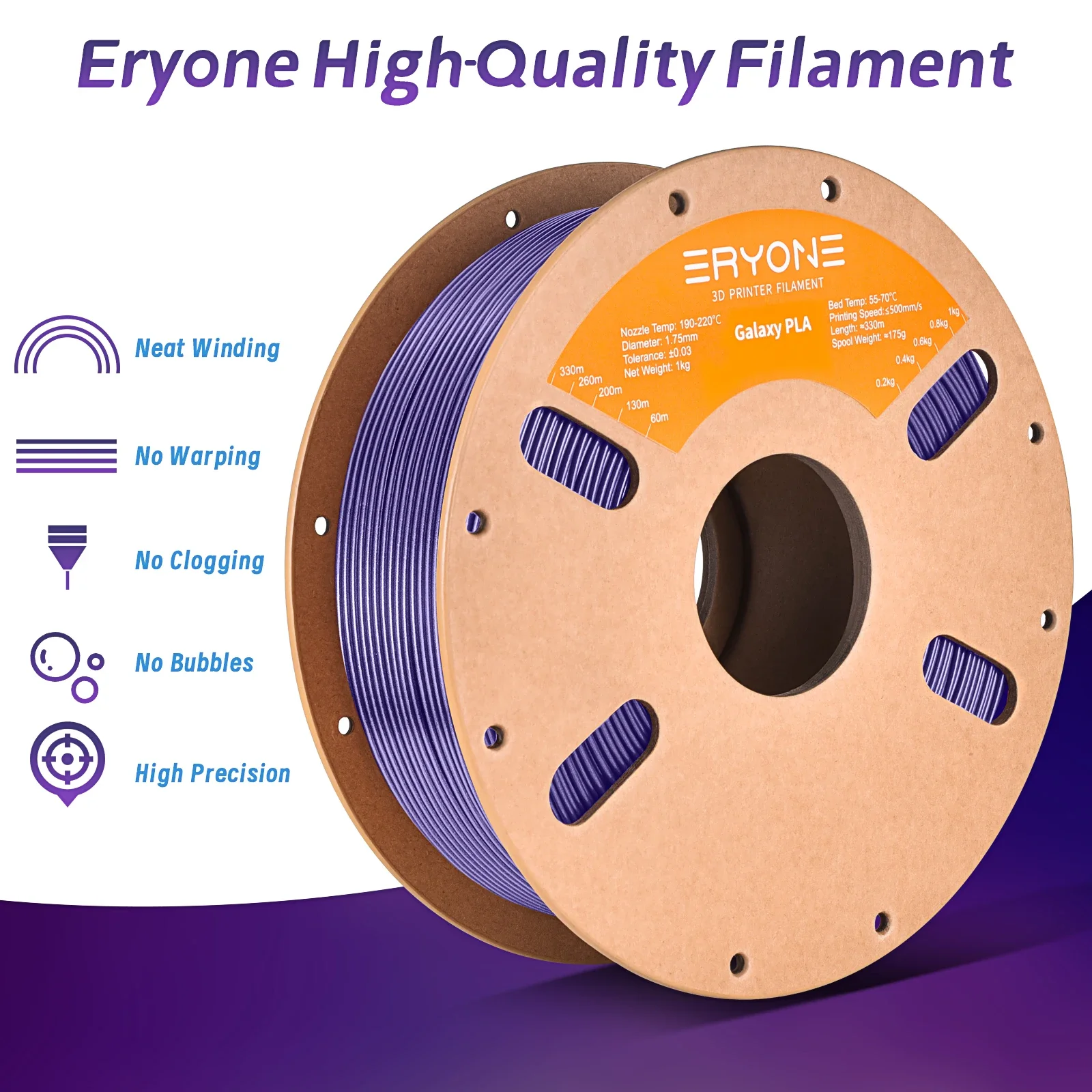 Eryone 3D Printer Glitter Pla Filament For 3D Printer Perfect Spooled(1kg)- 1.75mm Sparkle Shining Material Glittering Filaments
Eryone 3D Printer Glitter Pla Filament For 3D Printer Perfect Spooled(1kg)- 1.75mm Sparkle Shining Material Glittering Filaments