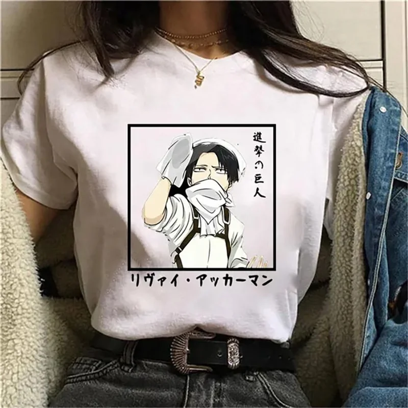 New Levi Ackerman Graphic Print T Shirt Fashion Anime Harajuku T-shirt Streetwear Casual Personality Crew Neck Loose Tees
New Levi Ackerman Graphic Print T Shirt Fashion Anime Harajuku T-shirt Streetwear Casual Personality Crew Neck Loose Tees