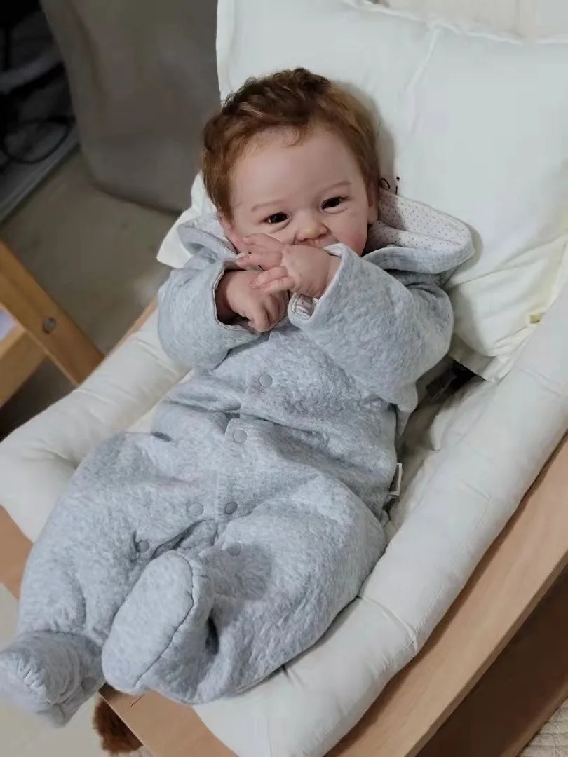 Cokela 20inch/50cm Real baby doll Real Soft Touch Baby Realistic Silicone Reborn Baby Doll With Hand-implanted artificial hair
Cokela 20inch/50cm Real baby doll Real Soft Touch Baby Realistic Silicone Reborn Baby Doll With Hand-implanted artificial hair