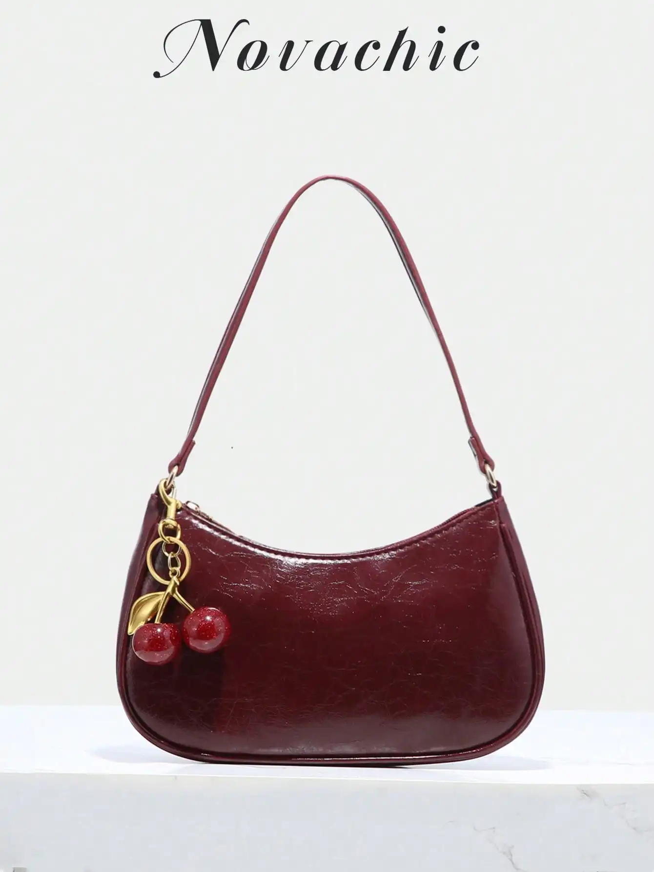 1pc Novachic Summer Straw Decor Pendant, Cherry Shaped Ornament, Women Minimalist Shoulder Bag, Zipper Closure, Retro Style Underarm Bag, Suitable For Various Occasions
1pc Novachic Summer Straw Decor Pendant, Cherry Shaped Ornament, Women Minimalist Shoulder Bag, Zipper Closure, Retro Style Underarm Bag, Suitable For Various Occasions