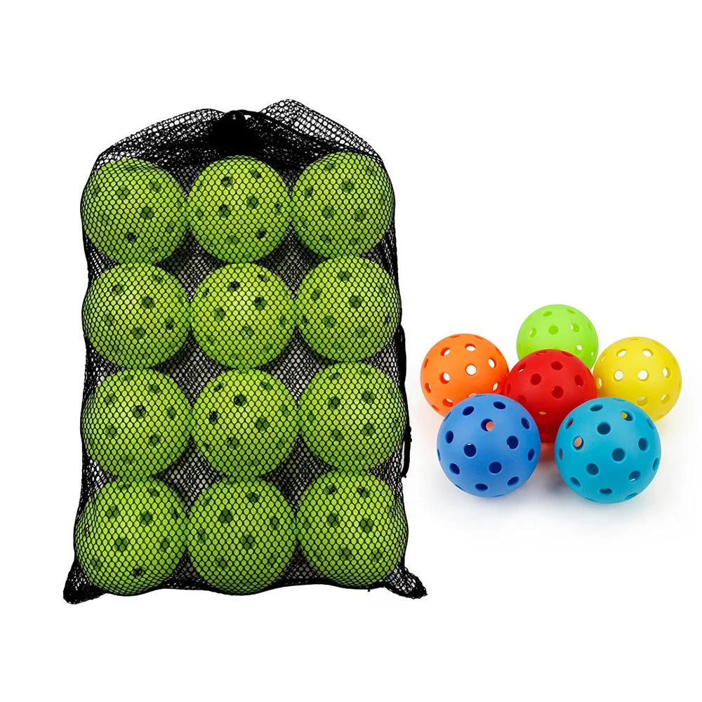 12 Uds Pickleball 74MM duradero 40 agujeros Pickleballs al aire libre 26g al aire libre para competición paquetes de Pickleballs
12 Uds Pickleball 74MM duradero 40 agujeros Pickleballs al aire libre 26g al aire libre para competición paquetes de Pickleballs