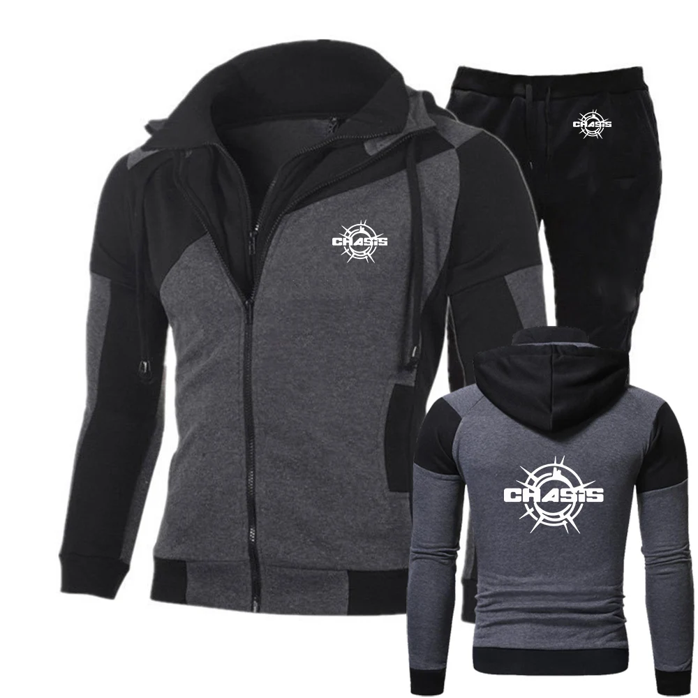 Disco Route Bakalao Musica Makina Chasis The new men's slanted zipper suit is suitable for spring and autumn hoodies
Disco Route Bakalao Musica Makina Chasis The new men's slanted zipper suit is suitable for spring and autumn hoodies
