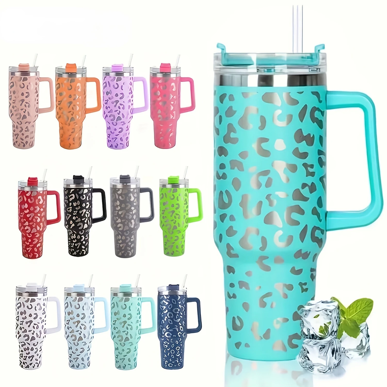 1pc Leopard Print Vacuum Flask 40oz, Portable Large Capacity Thermal Water Bottles, Stainless Steel Leakproof Tumbler, Heat And
1pc Leopard Print Vacuum Flask 40oz, Portable Large Capacity Thermal Water Bottles, Stainless Steel Leakproof Tumbler, Heat And
