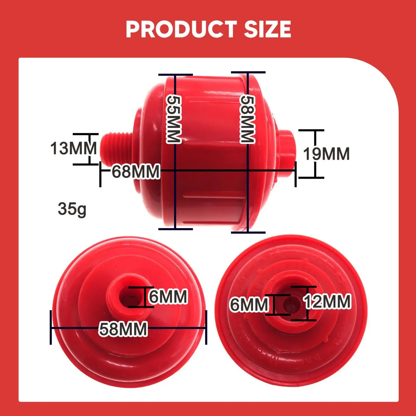 3 Pieces Mini Air Water Trap Filters, Convenience Waterproof Filtration for Paint Sprayers Accs
3 Pieces Mini Air Water Trap Filters, Convenience Waterproof Filtration for Paint Sprayers Accs