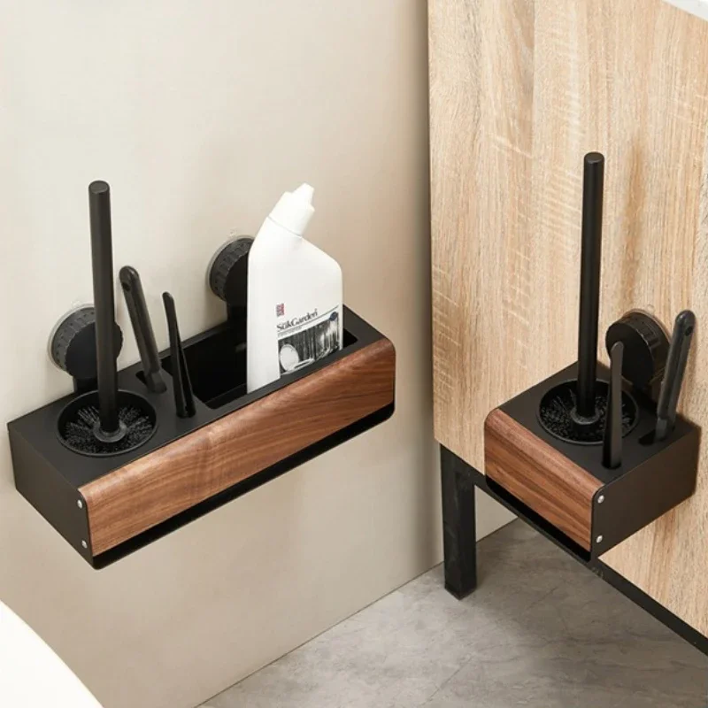 Suction Cup Walnut Toilet Brush Wall-Mounted, Dead-Angle-Free Bathroom Toilet Brush Hole-Free Installation
Suction Cup Walnut Toilet Brush Wall-Mounted, Dead-Angle-Free Bathroom Toilet Brush Hole-Free Installation