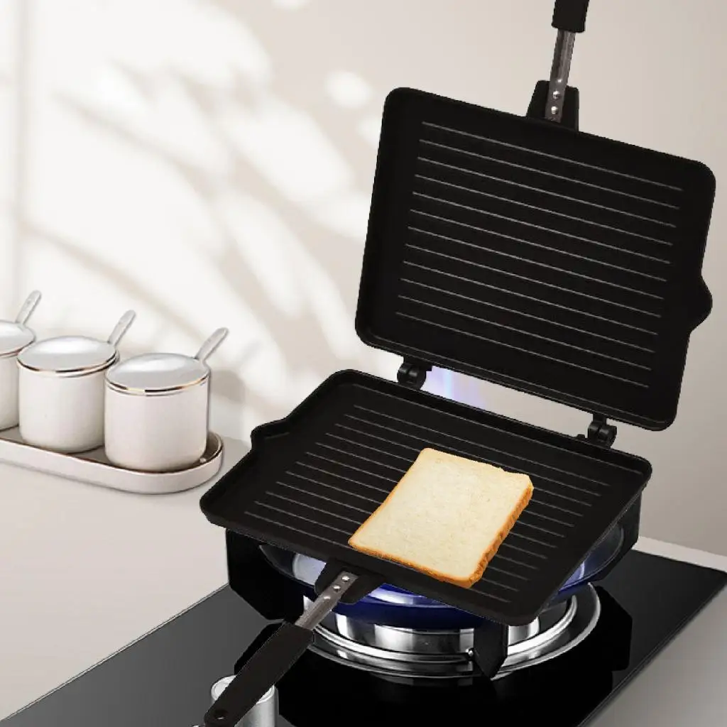 Двойная сковорода для блинов, антипригарное покрытие, легко моется, высококачественная блинница
Двойная сковорода для блинов, антипригарное покрытие, легко моется, высококачественная блинница