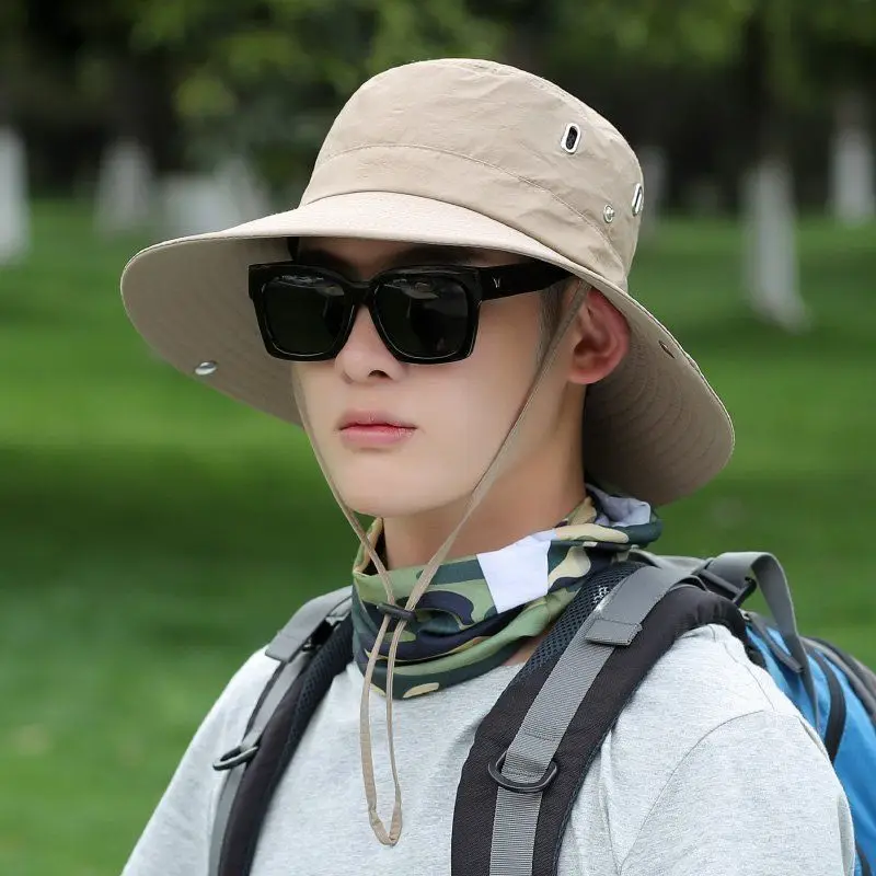 Custom. Japanese Style Big Brim Drawstring-Proof Bucket Hat Female Summer Outdoor Breathable Mountain Camping Sunshade Mount
Custom. Japanese Style Big Brim Drawstring-Proof Bucket Hat Female Summer Outdoor Breathable Mountain Camping Sunshade Mount