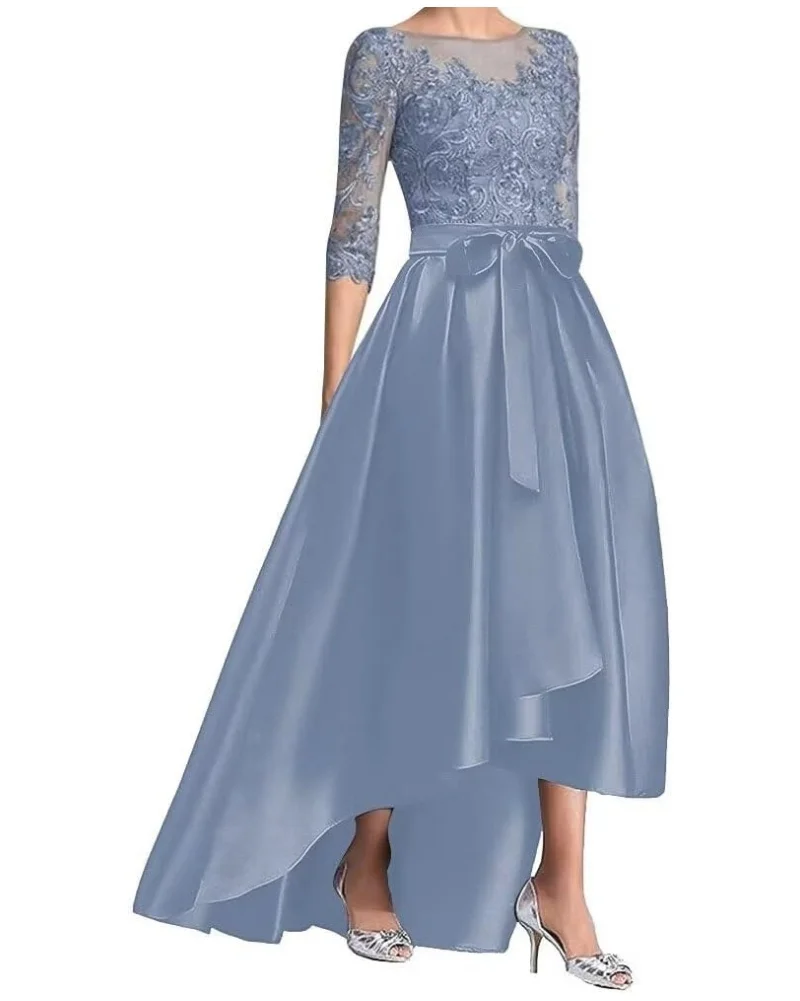 3/4 Sleeve Mother of The Bride Dresses for Wedding Lace Applique Bow Belt Dresses Evening Party Gowns
3/4 Sleeve Mother of The Bride Dresses for Wedding Lace Applique Bow Belt Dresses Evening Party Gowns