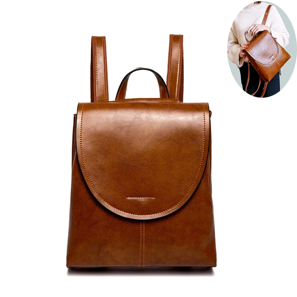 Genuine Leather Backpack Cross Body Bag for Women Book School Fashion Lady Cowhide Female Messenger Shoulder Bags Backpacks
Genuine Leather Backpack Cross Body Bag for Women Book School Fashion Lady Cowhide Female Messenger Shoulder Bags Backpacks