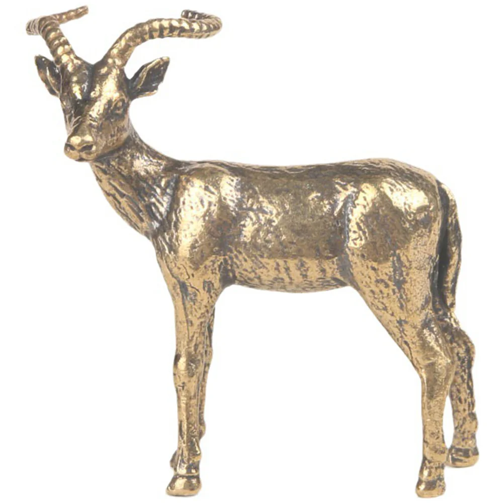 Exquisite Copper Tibetan Antelope Figurine Decor Gold Home Desk nament Statue Living Room Accessories Fine Craftsmanship
Exquisite Copper Tibetan Antelope Figurine Decor Gold Home Desk nament Statue Living Room Accessories Fine Craftsmanship