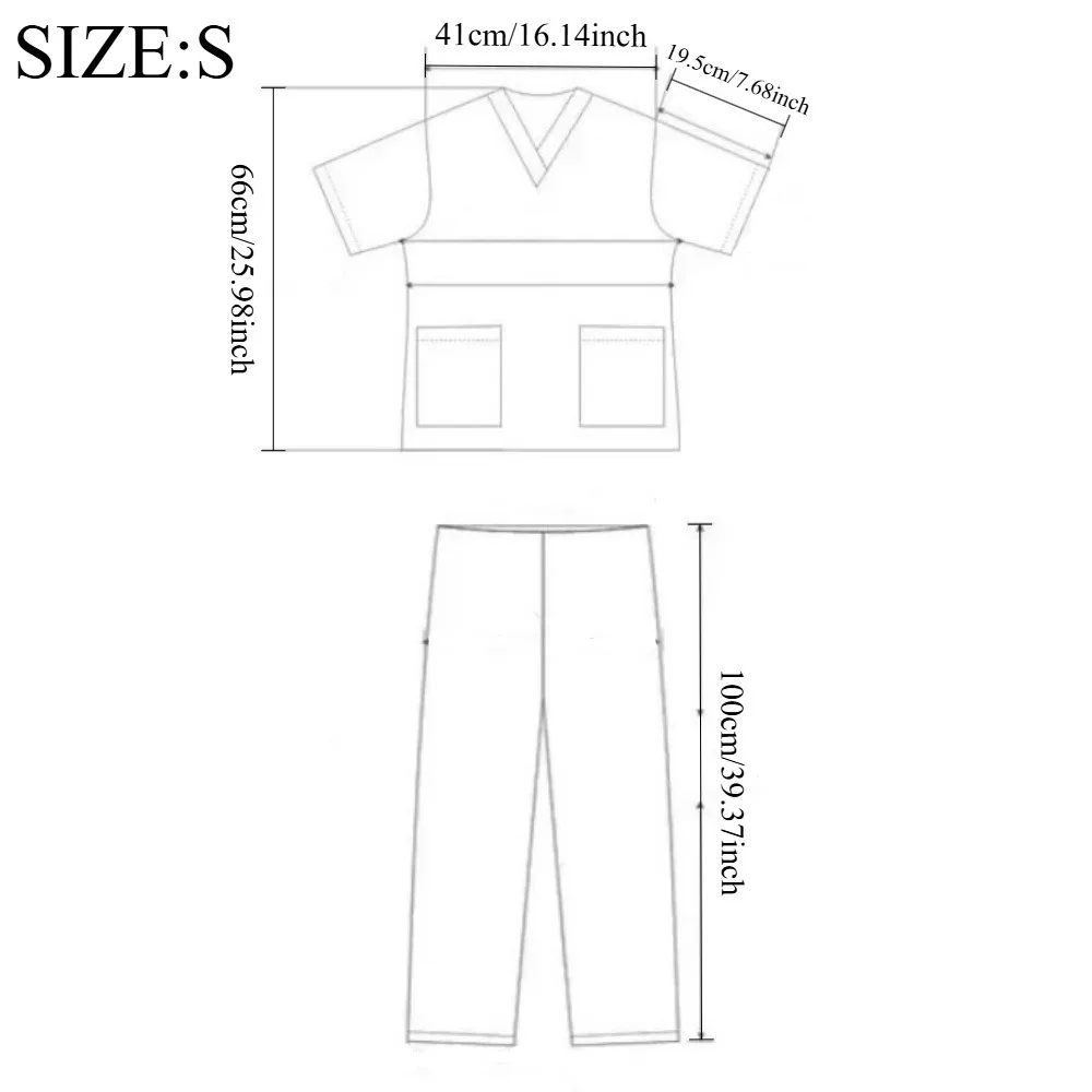 Sky Blue Scrub Set 2-Piece Unisex Nursing Pet Hospital Beauty SPA Uniform Workwear
Sky Blue Scrub Set 2-Piece Unisex Nursing Pet Hospital Beauty SPA Uniform Workwear