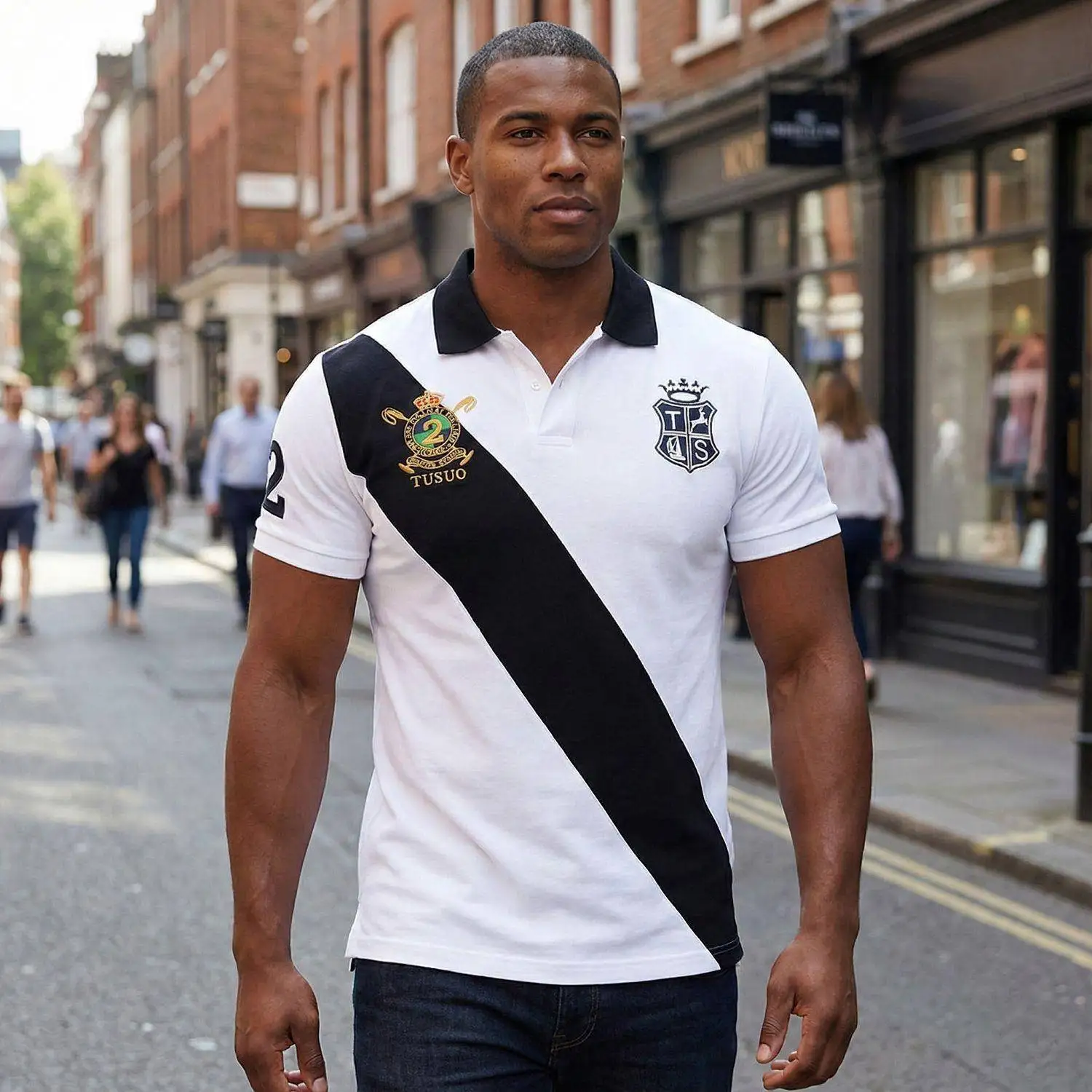 New Men's Short Sleeve Shirt Lightweight Luxury Royal Casual Sports Large Size Cotton Embroidered Color Block Contrast C...
New Men's Short Sleeve Shirt Lightweight Luxury Royal Casual Sports Large Size Cotton Embroidered Color Block Contrast C...