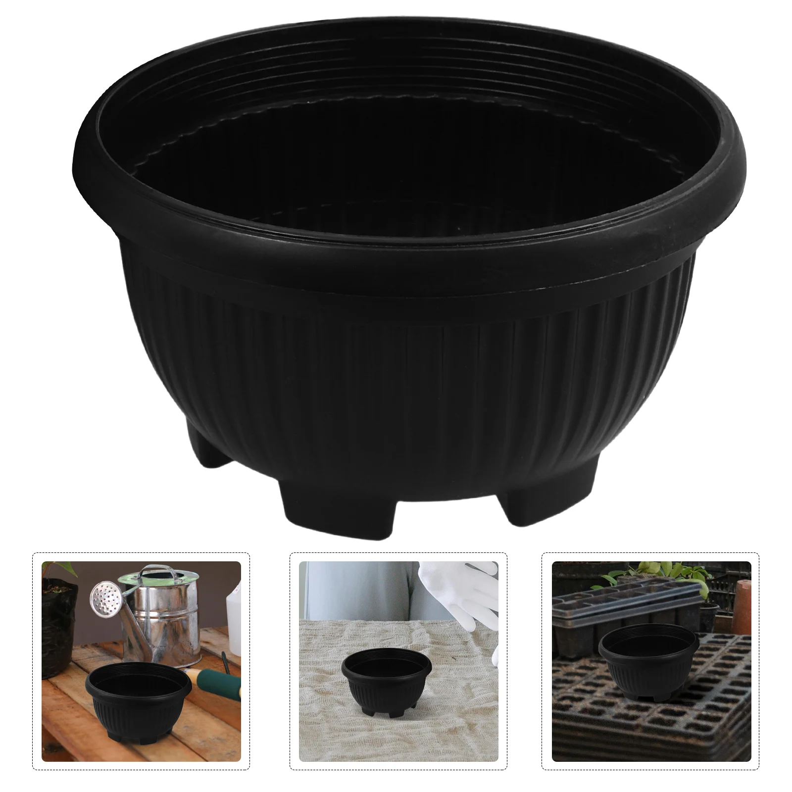 6pcs Heavy-Duty Plastic Planter for Outdoor Garden Indoor Planter Pot Indoor Flower Pot Indoor Plants Flower Pot Outdoor Bonsai
6pcs Heavy-Duty Plastic Planter for Outdoor Garden Indoor Planter Pot Indoor Flower Pot Indoor Plants Flower Pot Outdoor Bonsai