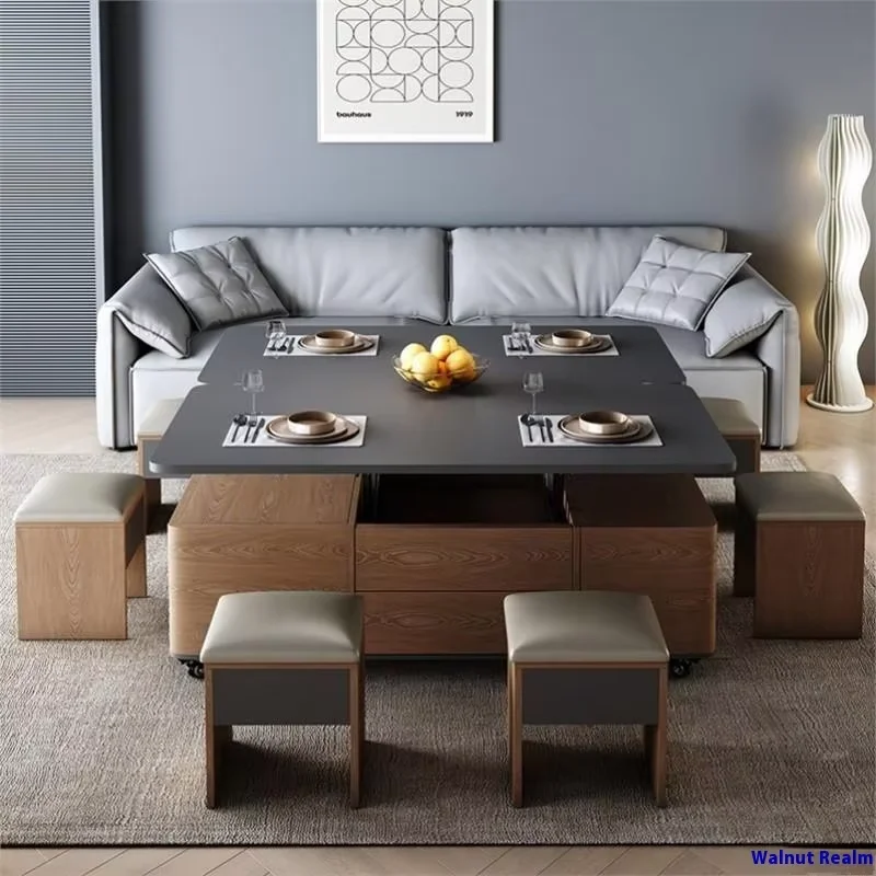 #Nordic Modern Multi-Functional Dual-Use Dining Table One-Piece Folding Telescopic Coffee Table For Small Apartments Telescopic
#Nordic Modern Multi-Functional Dual-Use Dining Table One-Piece Folding Telescopic Coffee Table For Small Apartments Telescopic