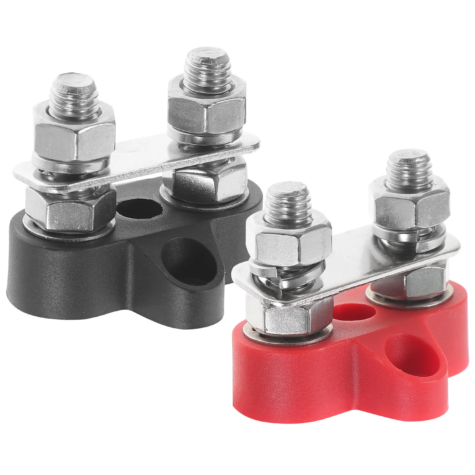 2Pcs Terminal Bus Bar Battery Power Distribution Block Stainless Steel Plastic for Car Trailer Yacht Boat Marine Terminal Block
2Pcs Terminal Bus Bar Battery Power Distribution Block Stainless Steel Plastic for Car Trailer Yacht Boat Marine Terminal Block