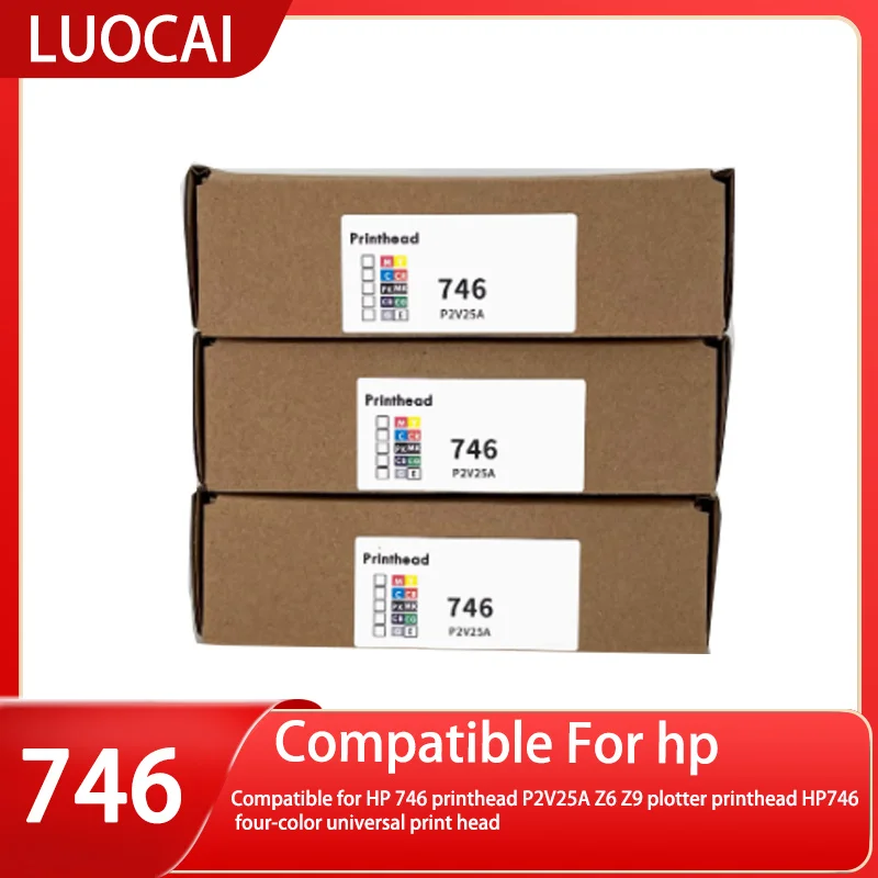 Compatible for HP 746 printhead P2V25A Z6 Z9 plotter printhead HP746 four-color universal print head
Compatible for HP 746 printhead P2V25A Z6 Z9 plotter printhead HP746 four-color universal print head