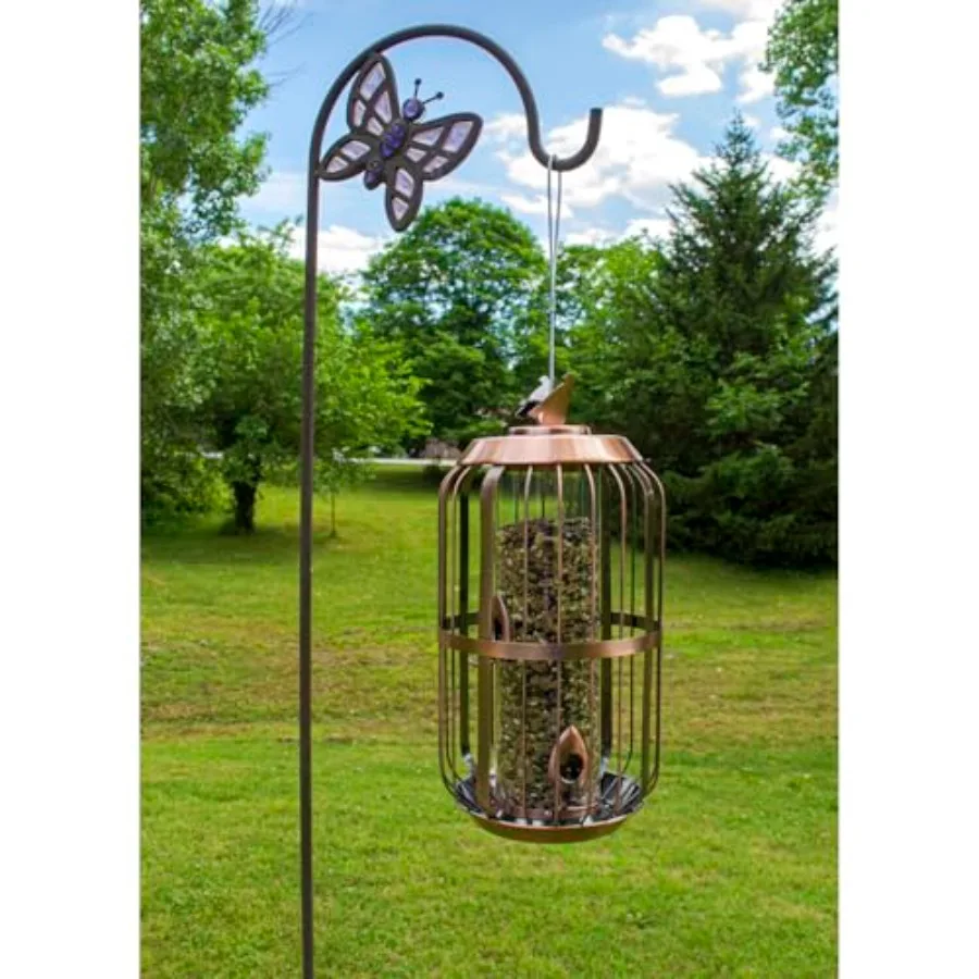 Maykoosh Copper Bird Feeder - Hanging Tube Feeder for Wild Birds - Durable Outdoor Bird Feeding Station
Maykoosh Copper Bird Feeder - Hanging Tube Feeder for Wild Birds - Durable Outdoor Bird Feeding Station