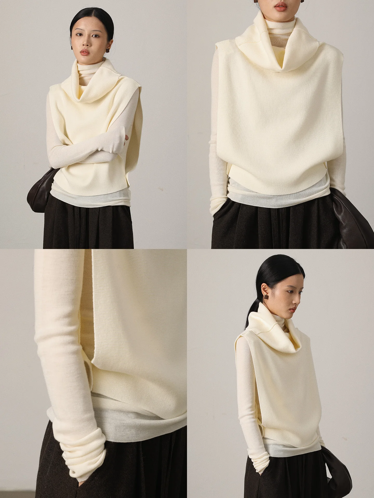 Вязаный жилет Vimore Wrap-Sle Camere: осенне-зимняя одежда для многослойных образов, мягкий прямой крой, нейлоновая смесь, теплый цвет
Вязаный жилет Vimore Wrap-Sle Camere: осенне-зимняя одежда для многослойных образов, мягкий прямой крой, нейлоновая смесь, теплый цвет