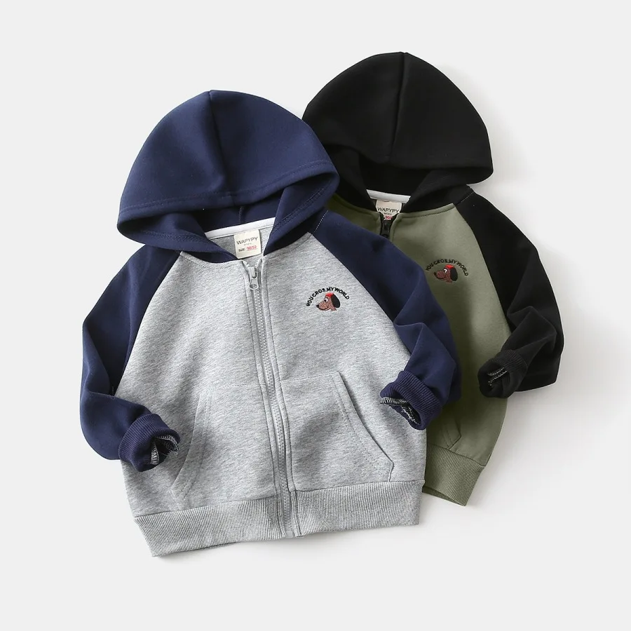 New 2026 Children's Fashion Patchwork Sleeve Hooded Cartoon Windbreaker Jacket Boys Spring Zipper Casual Hoodies Coat Sportswear
New 2026 Children's Fashion Patchwork Sleeve Hooded Cartoon Windbreaker Jacket Boys Spring Zipper Casual Hoodies Coat Sportswear