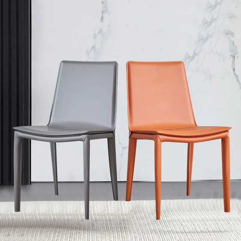 ee-Nordic Saddle Leather Dining Chair Light Luxury Chair in Home Living Room Modern Simple Bedroom Casual Backrest Chairs
ee-Nordic Saddle Leather Dining Chair Light Luxury Chair in Home Living Room Modern Simple Bedroom Casual Backrest Chairs