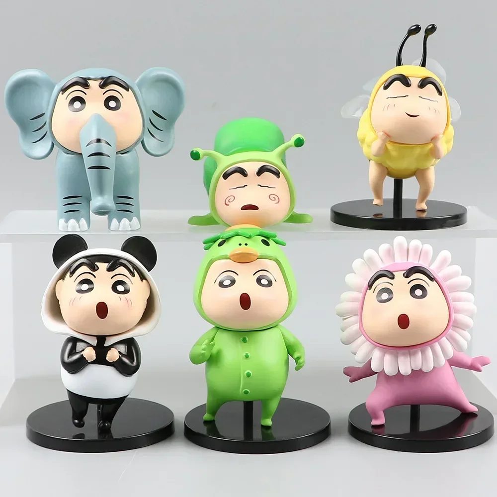 Новинка 6 шт./Набор Аниме карандаш Shin-Chan Cos животные кавайная Q версия Фигурки ПВХ модели игрушки кукла собирать автомобиль орнамент для детей Подарки
Новинка 6 шт./Набор Аниме карандаш Shin-Chan Cos животные кавайная Q версия Фигурки ПВХ модели игрушки кукла собирать автомобиль орнамент для детей Подарки
