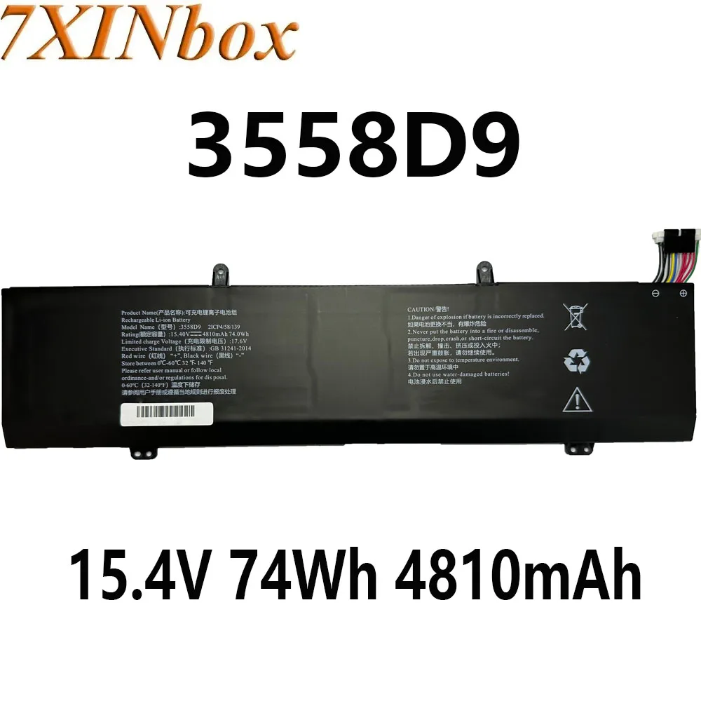 7XINbox для 3558D9 2ICP4/58/139 15,4 В, 74 Втч, 4810 мАч, аккумулятор для ноутбука, 12 отверстий, 12 проводов
7XINbox для 3558D9 2ICP4/58/139 15,4 В, 74 Втч, 4810 мАч, аккумулятор для ноутбука, 12 отверстий, 12 проводов
