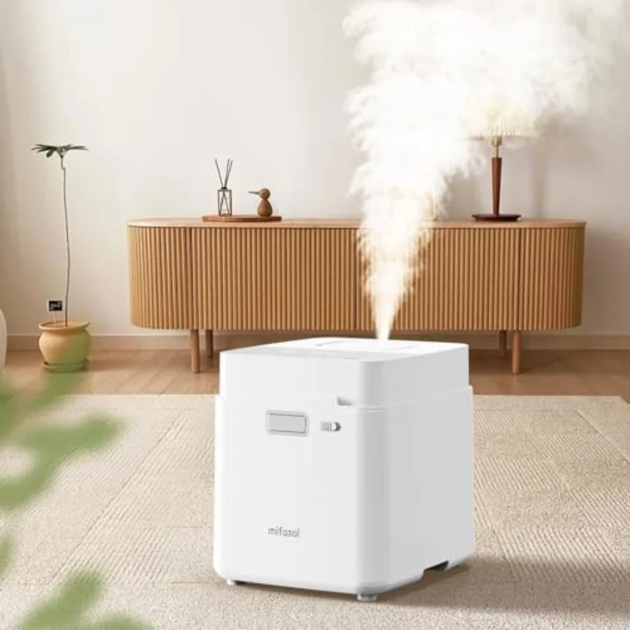 Stainless Steel Humidifier, Warm Mist Humidifier 3.3L/0.87Gal, Steam Humidifier Large Room for Home 800 sq Feet, Easy to Clean
Stainless Steel Humidifier, Warm Mist Humidifier 3.3L/0.87Gal, Steam Humidifier Large Room for Home 800 sq Feet, Easy to Clean