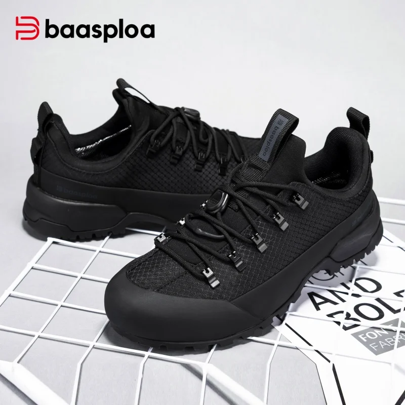 Baasploa Men's Anti-Skid Wear-Resistant Hiking Travel Shoes Fashion Waterproof Outdoor Sneakers Comfortable Male Sport Shoes
Baasploa Men's Anti-Skid Wear-Resistant Hiking Travel Shoes Fashion Waterproof Outdoor Sneakers Comfortable Male Sport Shoes