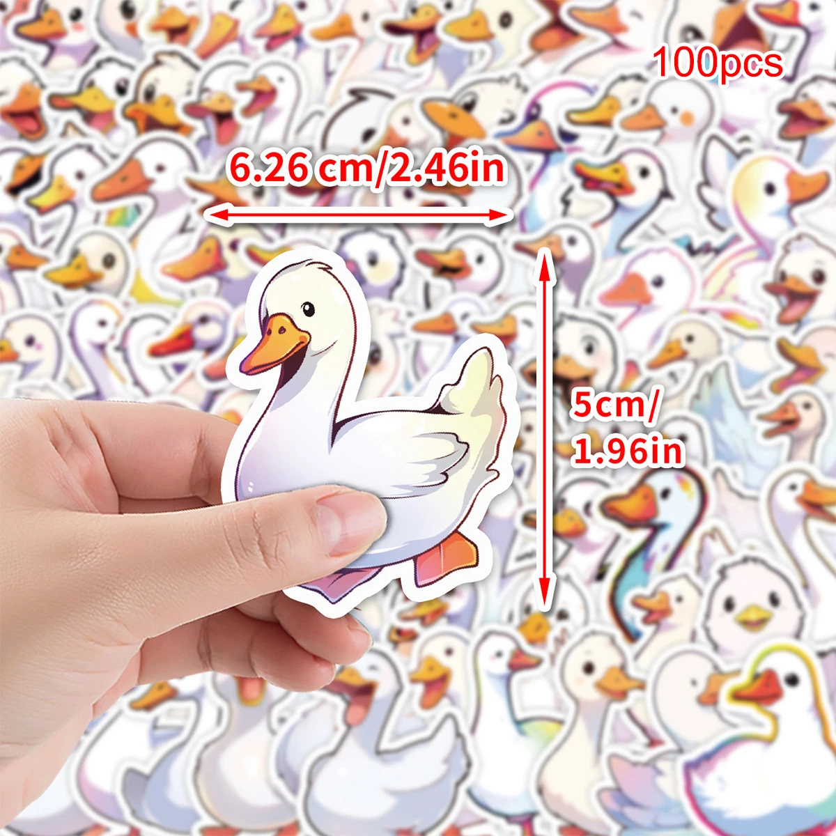 100Pcs Cartoon Duck Stickers for Kids DIY Decoration Waterproof Oil Resistant PVC Stickers Compatible with Cups Laptops
100Pcs Cartoon Duck Stickers for Kids DIY Decoration Waterproof Oil Resistant PVC Stickers Compatible with Cups Laptops
