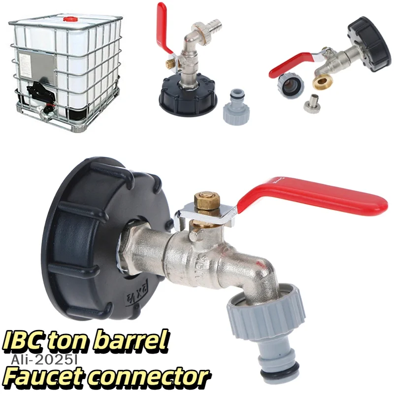 IBC Tank Tap Adapter S60*6 Coarse Thread to Brass/Alloy Quick Connect Replacement Valve Garden Home Valve Fitting Faucet
IBC Tank Tap Adapter S60*6 Coarse Thread to Brass/Alloy Quick Connect Replacement Valve Garden Home Valve Fitting Faucet