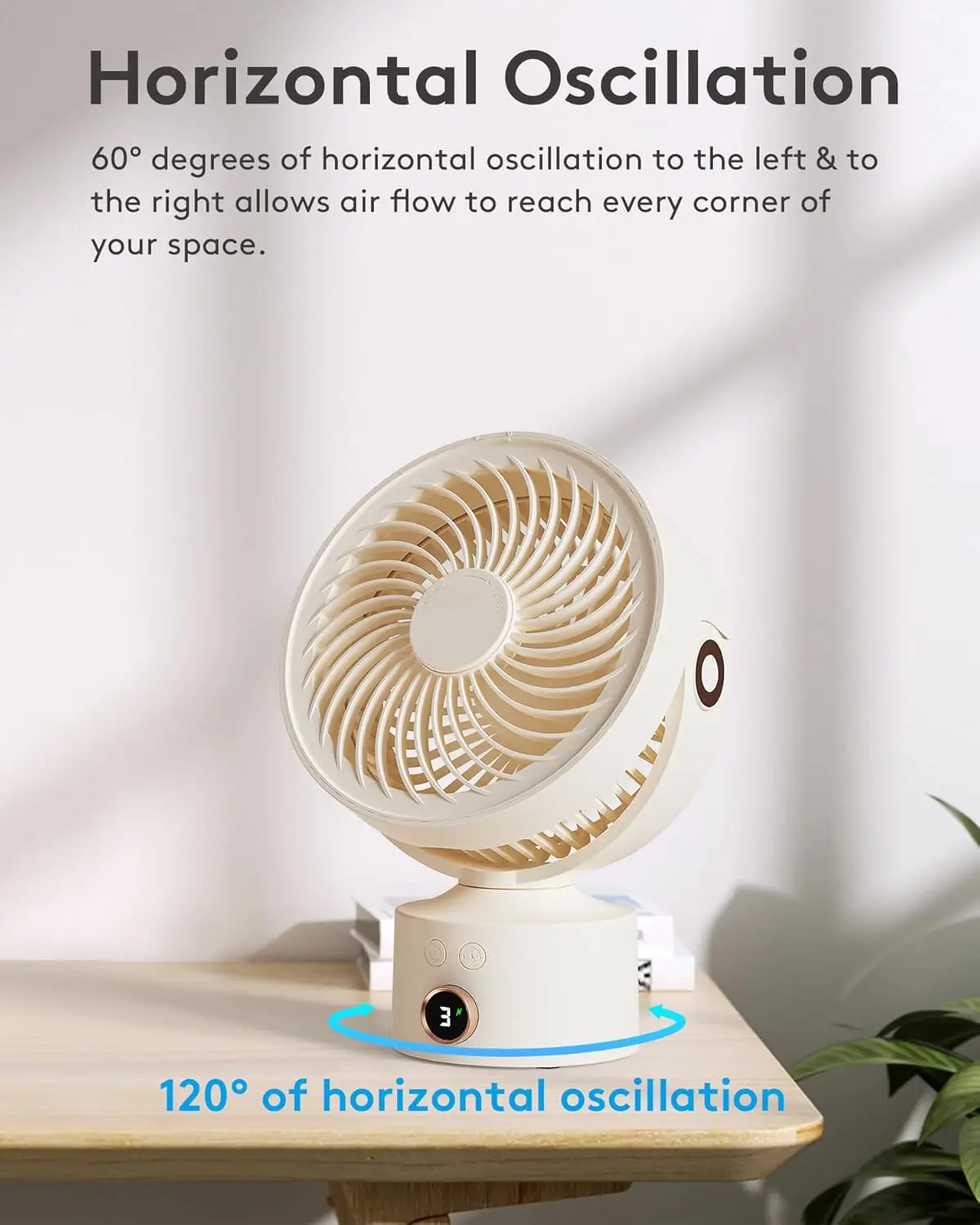 Desk Small Oscillating Fan For Bedroom, 9 Inch Table Fans Quiet,Desk Air Circulator Fan With 3 Speeds, 4H Time
Desk Small Oscillating Fan For Bedroom, 9 Inch Table Fans Quiet,Desk Air Circulator Fan With 3 Speeds, 4H Time