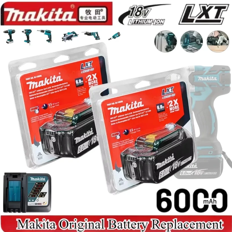 Premium 100% Authentic Makita 18V Lithium Ion Battery 6.0Ah Replacement Fit BL1830 BL1840 BL1850 BL1860 Cordless Drill Tools
Premium 100% Authentic Makita 18V Lithium Ion Battery 6.0Ah Replacement Fit BL1830 BL1840 BL1850 BL1860 Cordless Drill Tools