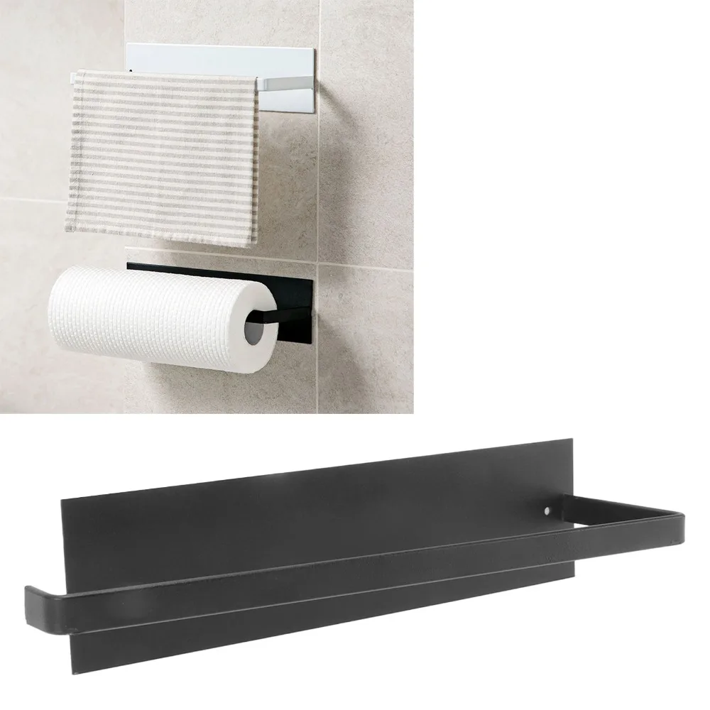 Carbon Steel Paper Towel Holder Black White Elegant Simple Paper Towel Roll Rack Self Adhesive Wall Mounted Towel Bar Rack
Carbon Steel Paper Towel Holder Black White Elegant Simple Paper Towel Roll Rack Self Adhesive Wall Mounted Towel Bar Rack