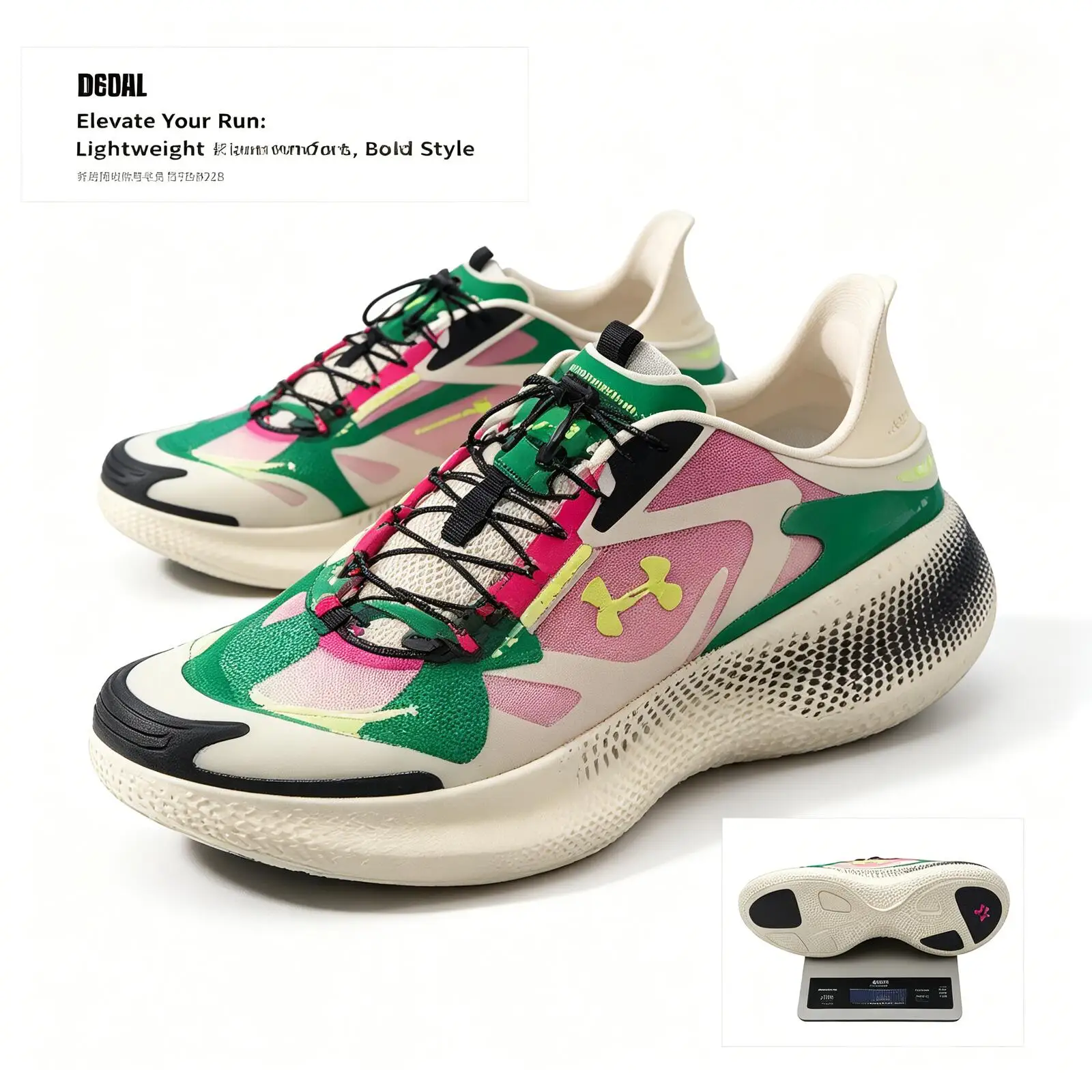 New Under Armour Men's And Women's Ua Echo Sports Fashionable Lightweight Breathable Outdoor Casual Shoes 6006061-142
New Under Armour Men's And Women's Ua Echo Sports Fashionable Lightweight Breathable Outdoor Casual Shoes 6006061-142