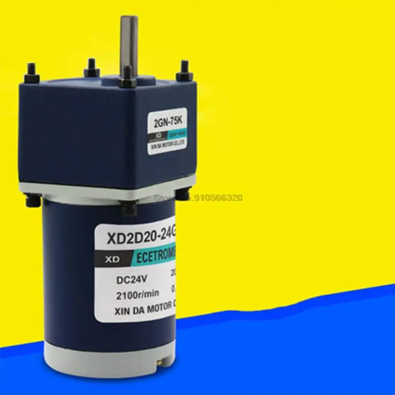 20W DC Gear Motor 12V24V Speed-regulating Gear Motor Miniature Small Power Forward and Reverse Small Motor
20W DC Gear Motor 12V24V Speed-regulating Gear Motor Miniature Small Power Forward and Reverse Small Motor