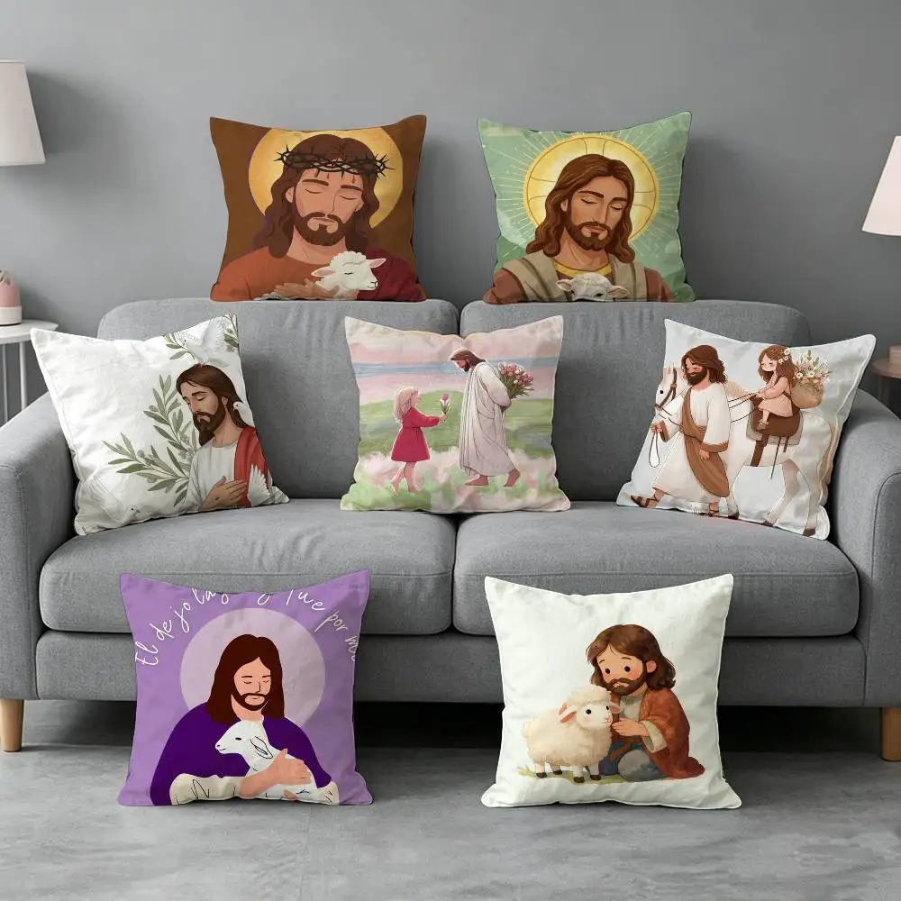 Cartoon-n Jesus And Me Bible Verse Pillow cover Simple solid color design Surprise For Multiple Bedroom Styles.
Cartoon-n Jesus And Me Bible Verse Pillow cover Simple solid color design Surprise For Multiple Bedroom Styles.