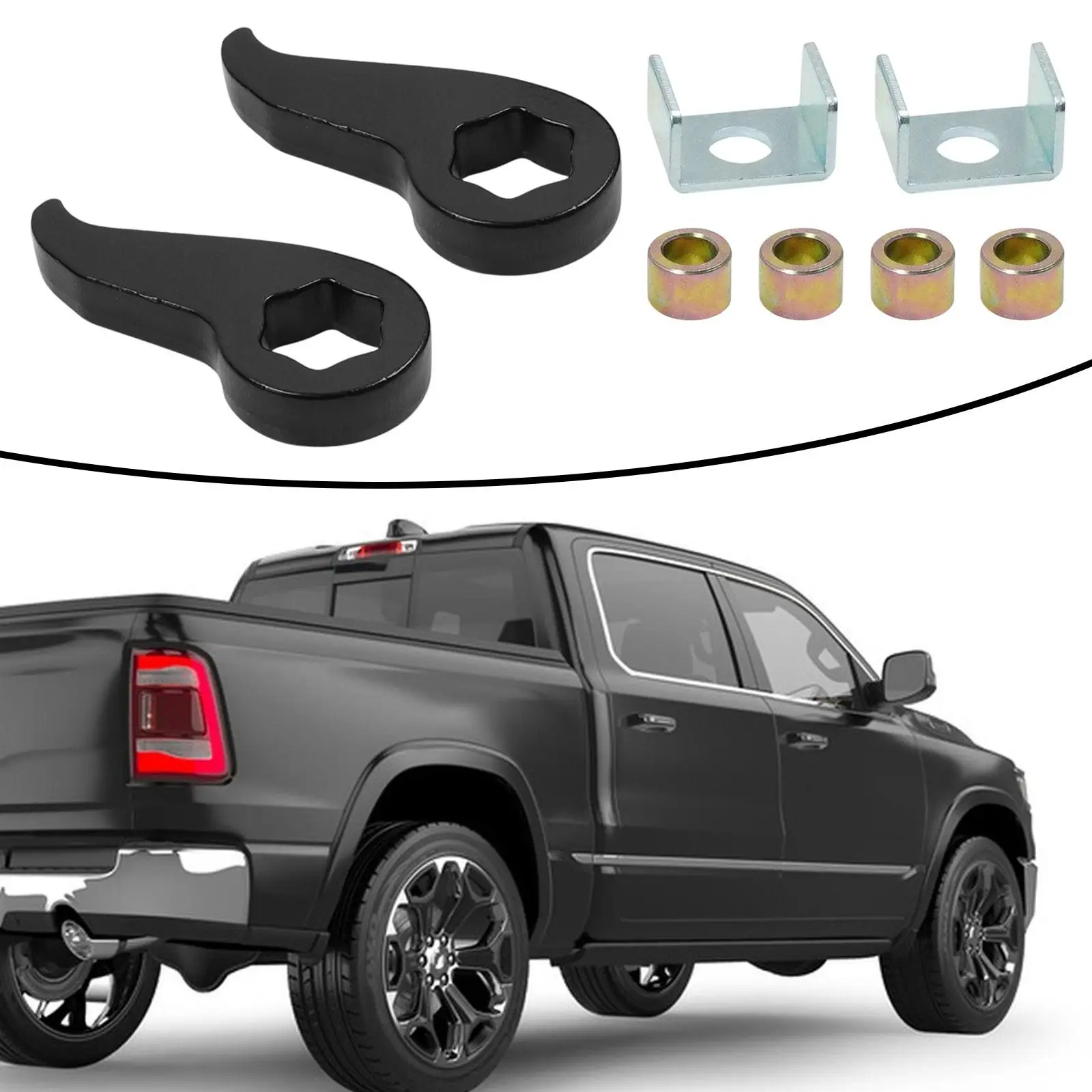 Комплект выравнивания 1,5-2 дюйма Комплект выравнивания подвески для шин до 295/55R20 для 
Комплект выравнивания 1,5-2 дюйма Комплект выравнивания подвески для шин до 295/55R20 для