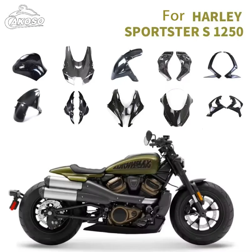 Motorcycle Modification Parts Racing Grade Modification 100% 3k Carbon Fiber For Harley Sportster S 1250
Motorcycle Modification Parts Racing Grade Modification 100% 3k Carbon Fiber For Harley Sportster S 1250