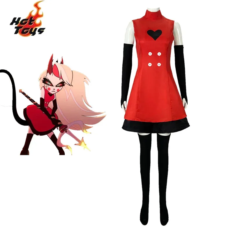Game Anime Hazbin Fans Hotel Cosplay Halloween Costume Adult Women Turtleneck Red Dress Sexy Sleeveless Daily Skirt
Game Anime Hazbin Fans Hotel Cosplay Halloween Costume Adult Women Turtleneck Red Dress Sexy Sleeveless Daily Skirt