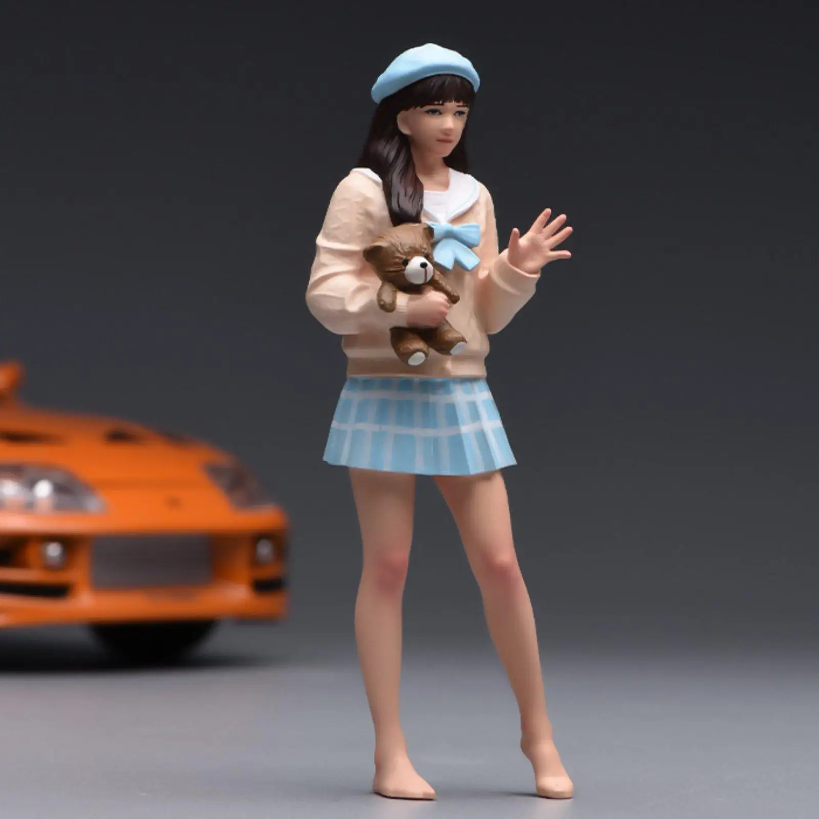 1:24 Long Hair Girl Model Photo Prop Hugging Bear Mini Figure 3D Character Model for Sand Table, Desktop Decoration DIY Scene
1:24 Long Hair Girl Model Photo Prop Hugging Bear Mini Figure 3D Character Model for Sand Table, Desktop Decoration DIY Scene