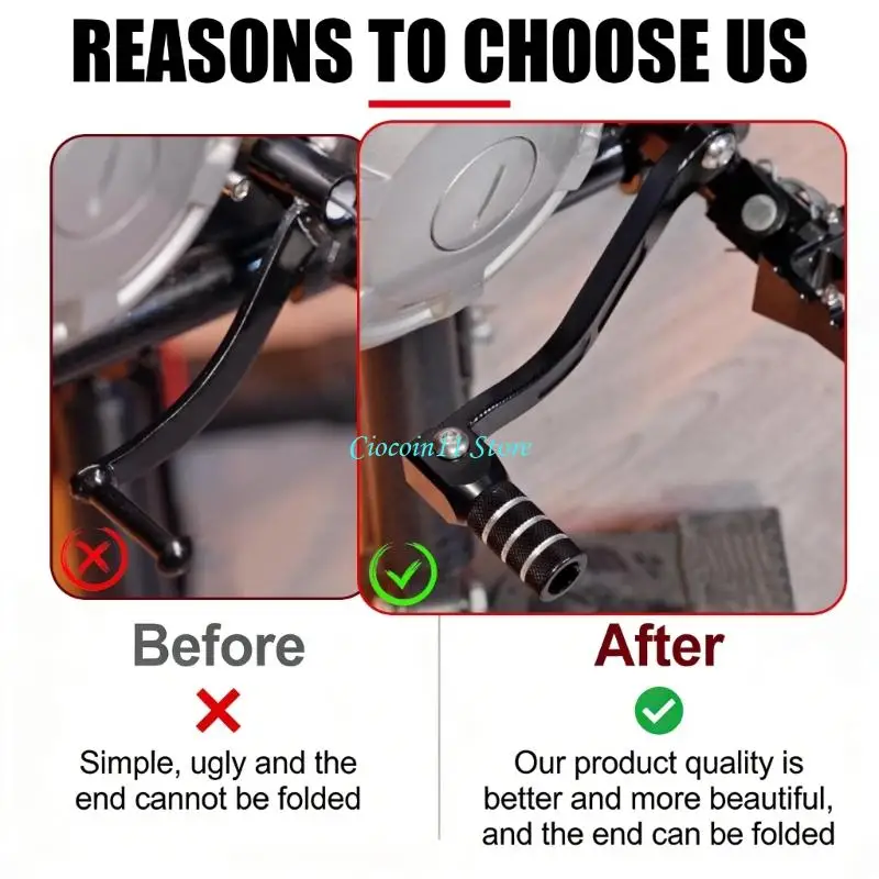 Y1UB Lightweight 6061 Aluminum Motorcycle Shifter Foot Pedal Component Optimized For 250 Efficient Heat Management
Y1UB Lightweight 6061 Aluminum Motorcycle Shifter Foot Pedal Component Optimized For 250 Efficient Heat Management