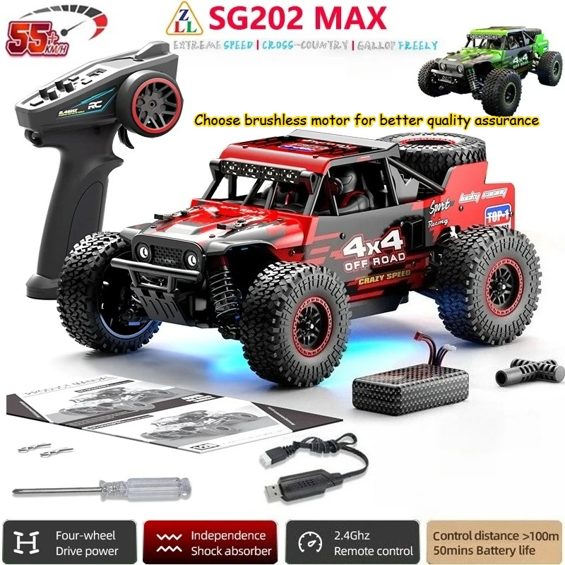 SG202 MAX 2.4G 4WD 1:20 Высокоскоростной дрифт-гонки 50 минут 55 км/ч Бесщеточный двигатель RC Автомобиль Внедорожный автомобиль Игрушечный автомобиль SG202 PRO RC Car
SG202 MAX 2.4G 4WD 1:20 Высокоскоростной дрифт-гонки 50 минут 55 км/ч Бесщеточный двигатель RC Автомобиль Внедорожный автомобиль Игрушечный автомобиль SG202 PRO RC Car